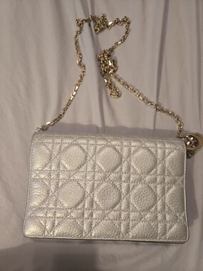Cannage Lady Dior Clutch Bag